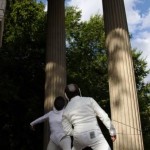 Carmen und Riccardo im Tempel